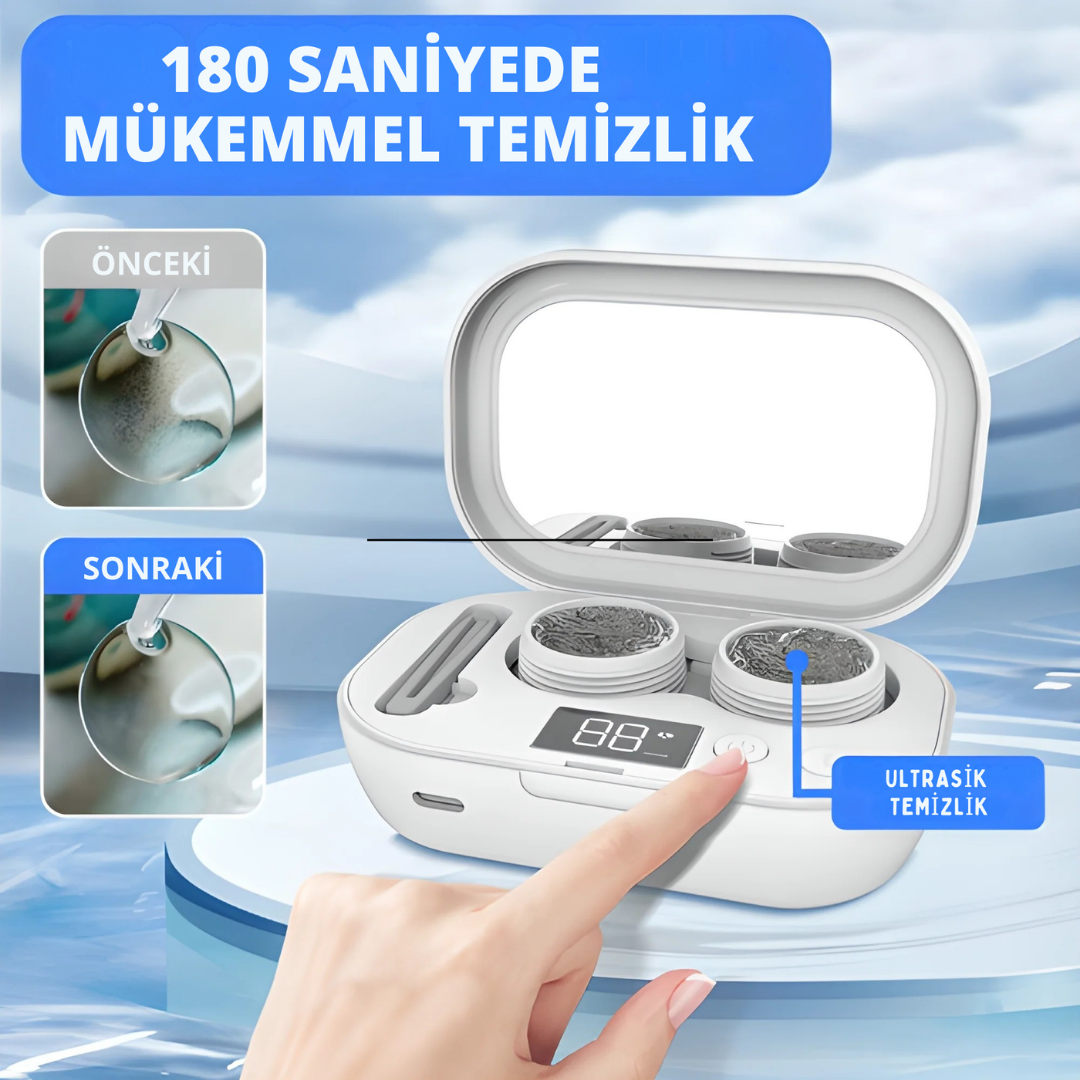 Ultrasonik Kontakt Lens Temizleyici